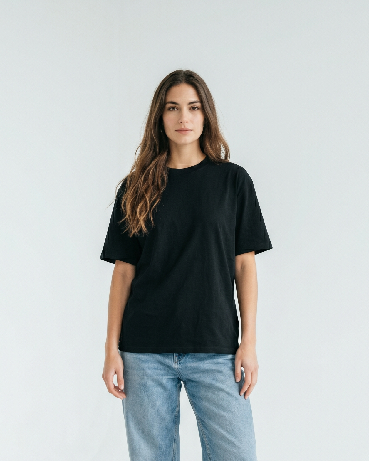 GRPHX Premium Heavyweight Oversized Cotton T-Shirt – 240 GSM front view