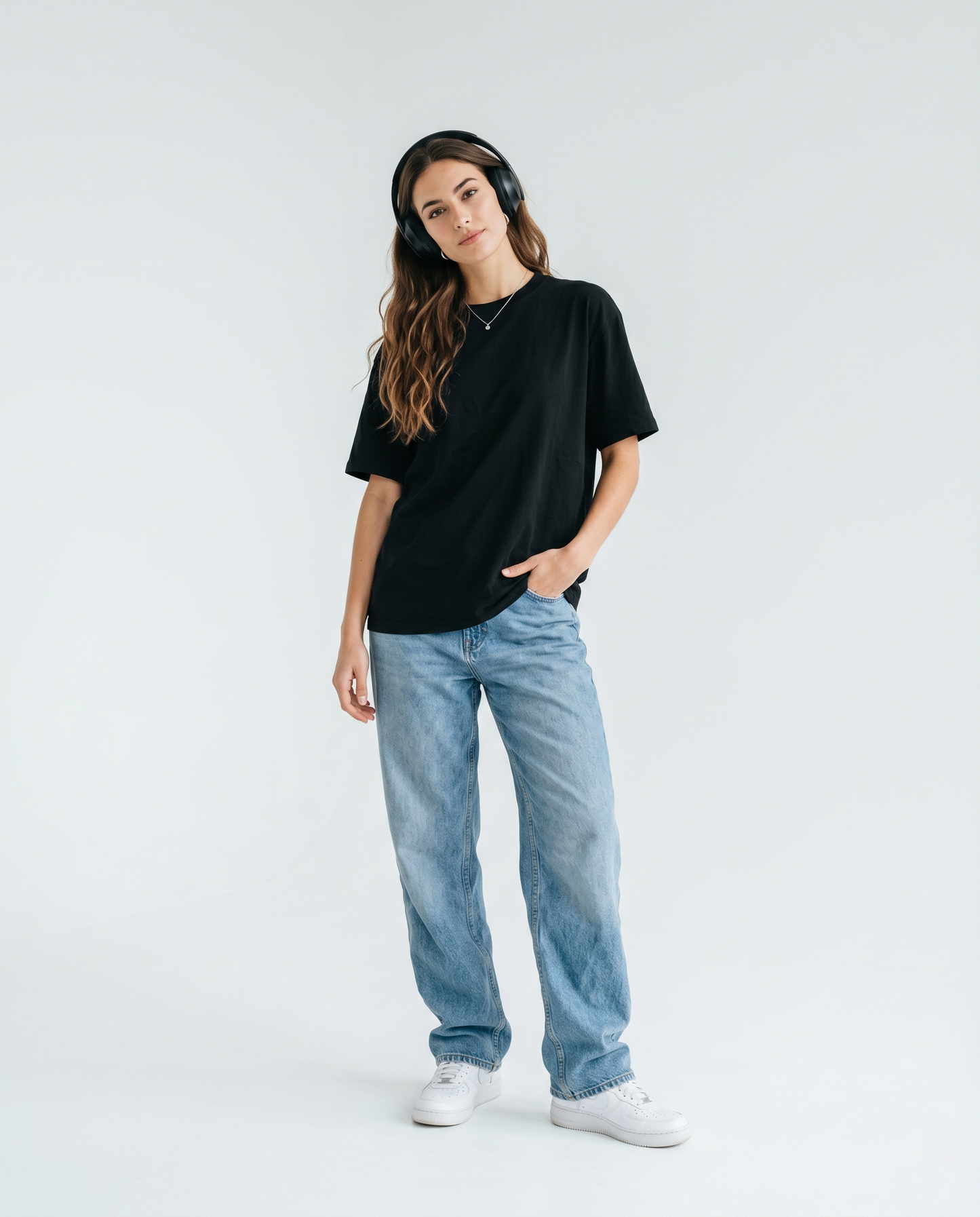 GRPHX Premium Heavyweight Oversized Cotton T-Shirt – 240 GSM front view
