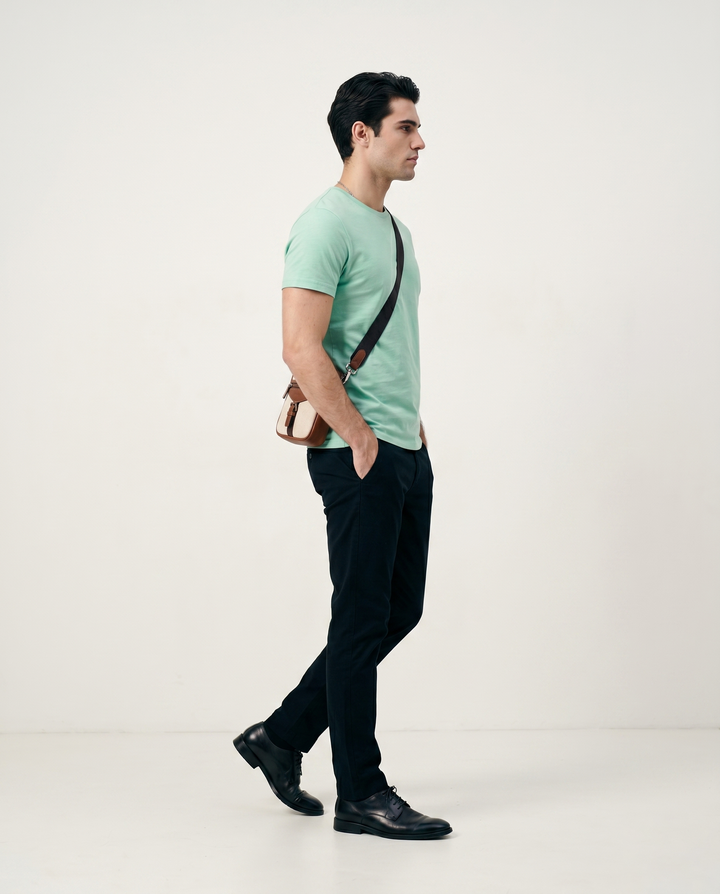 GRPHX Regular Fit Cotton T-Shirt model view – clean minimal