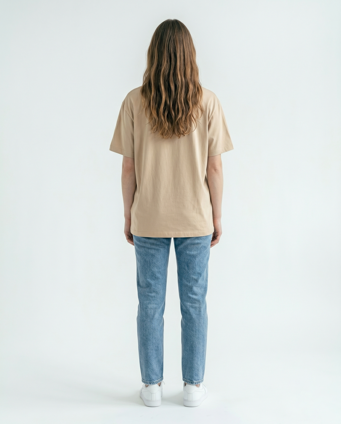 GRPHX Premium Heavyweight oversized tee back view – India streetwear