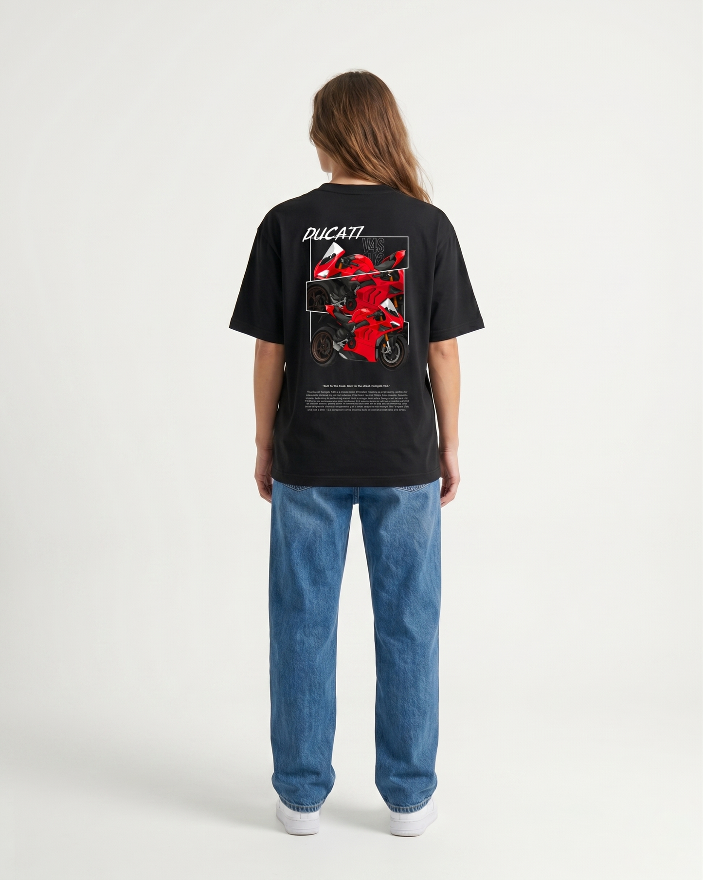 GRPHX Ducati V4S graphic tee variant – back