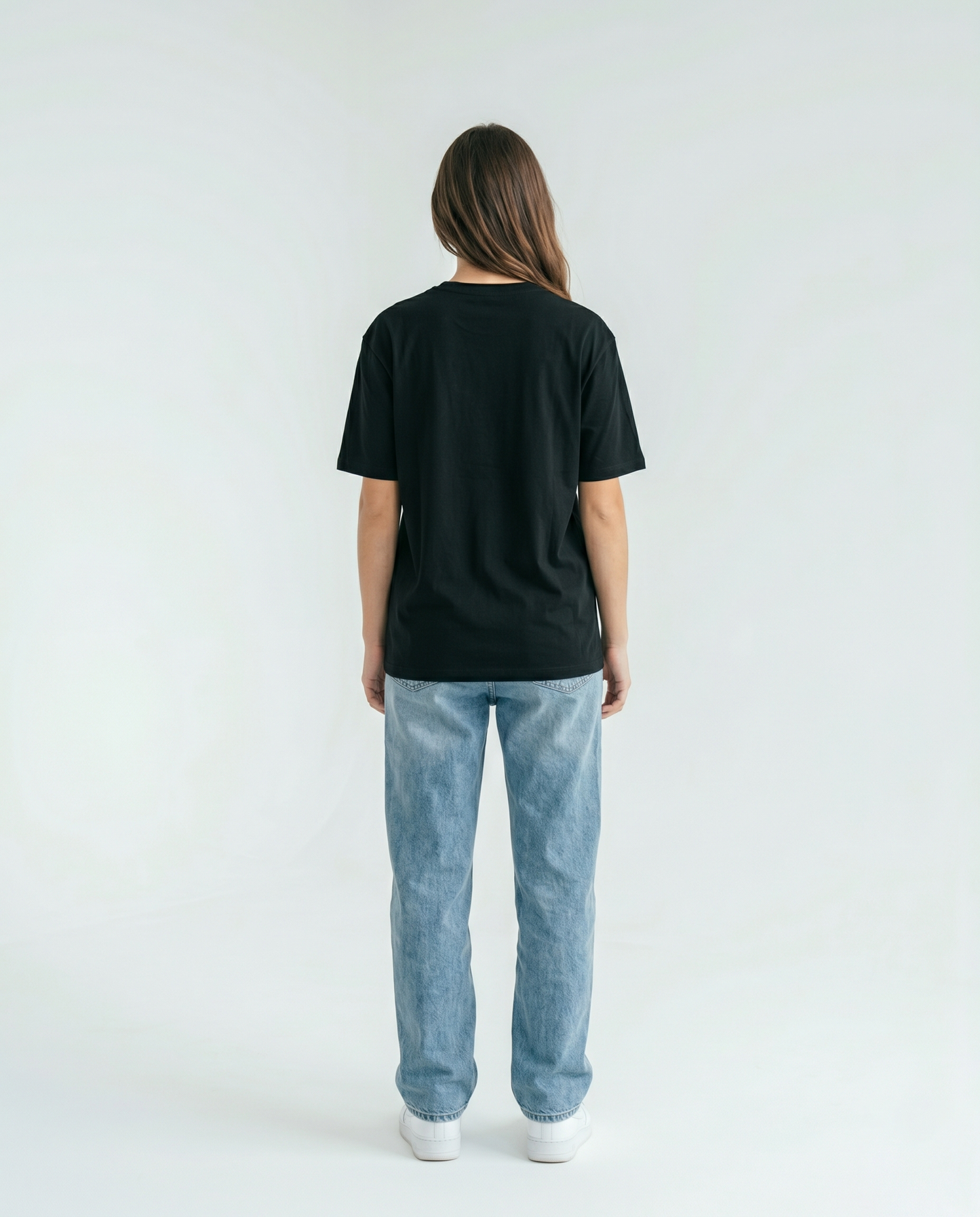 GRPHX Premium Heavyweight oversized tee back view – India streetwear