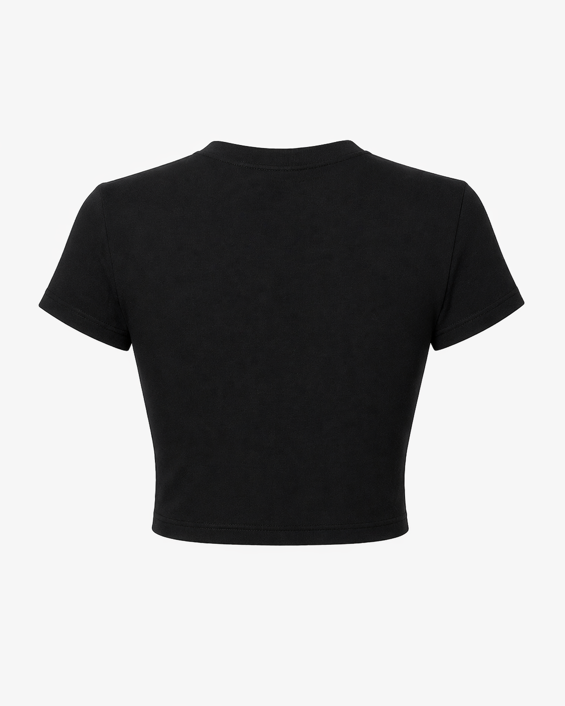 GRPHX Insomnia crop tee back view minimal graphic print