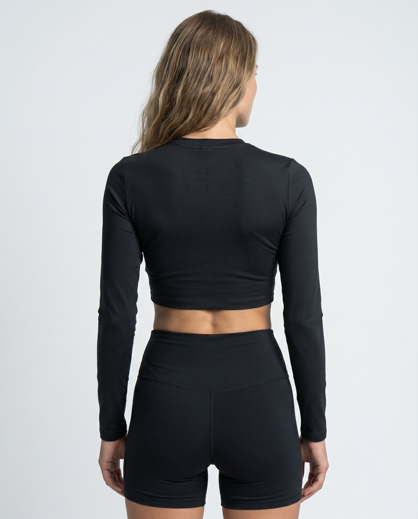 GRPHX Core Compression Long Sleeve Top back view – performance activewear