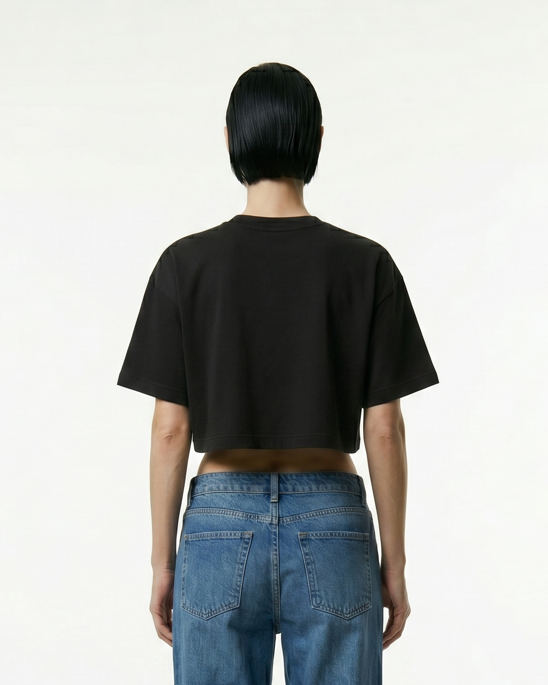 GRPHX Only Fans crop top back view – bold statement print