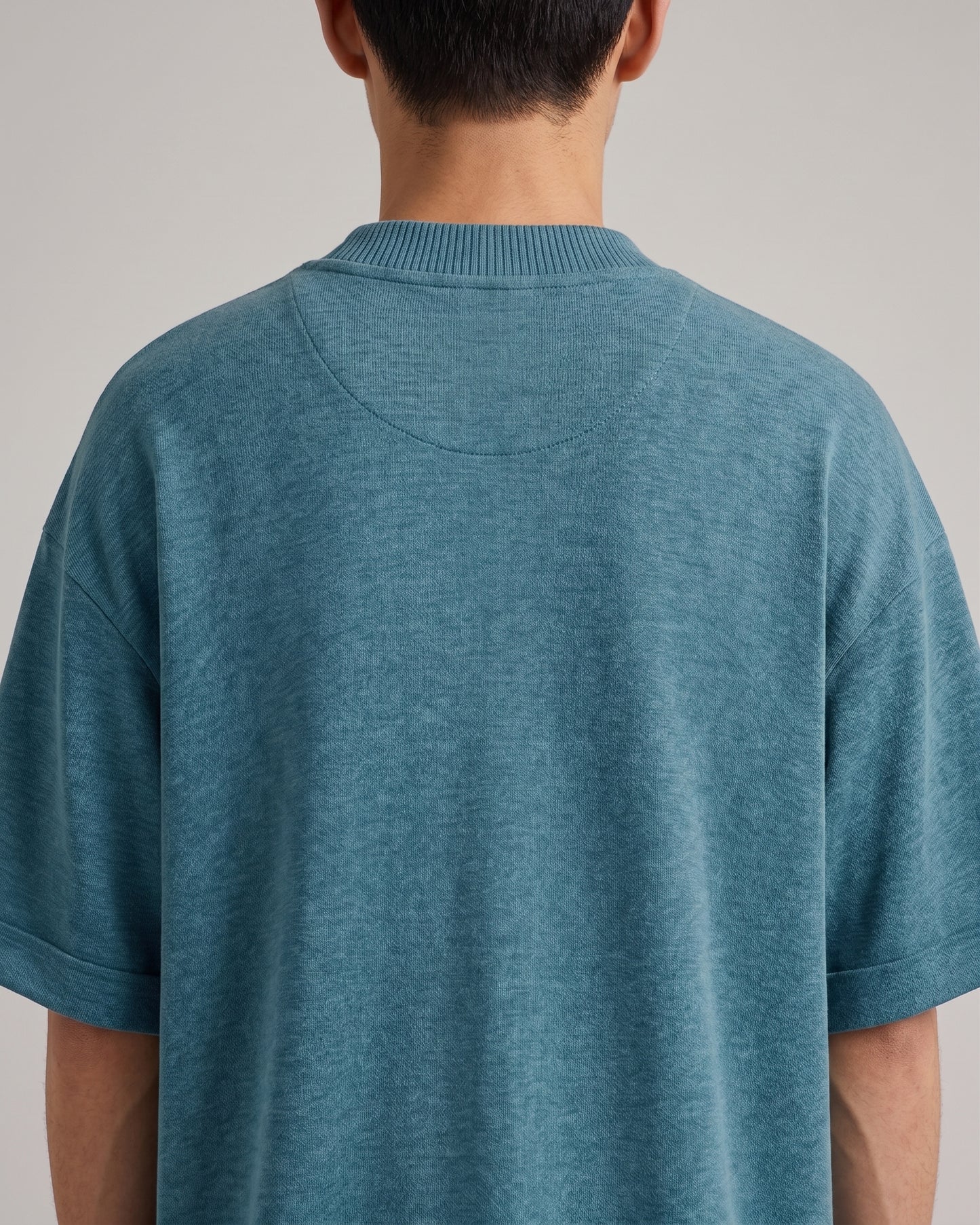 Sea Pine Oversized V-Neck | 280 GSM Cotton Terry
