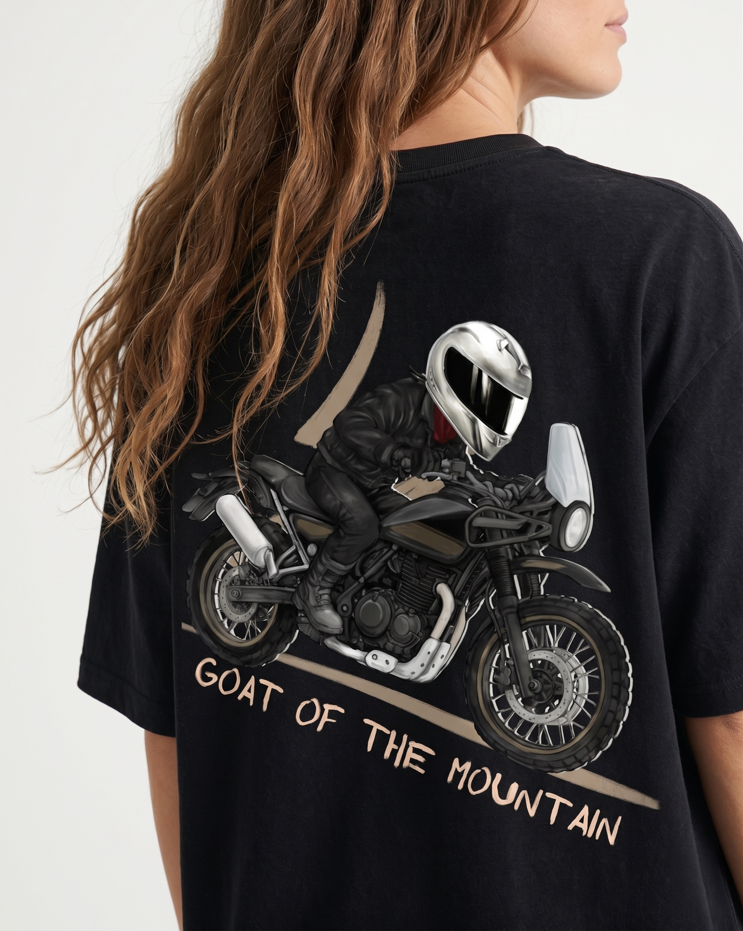 GRPHX GOAT of the Mountain tee – back close up