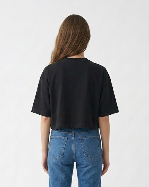 GRPHX I'm Not Arguing crop top back view – attitude statement