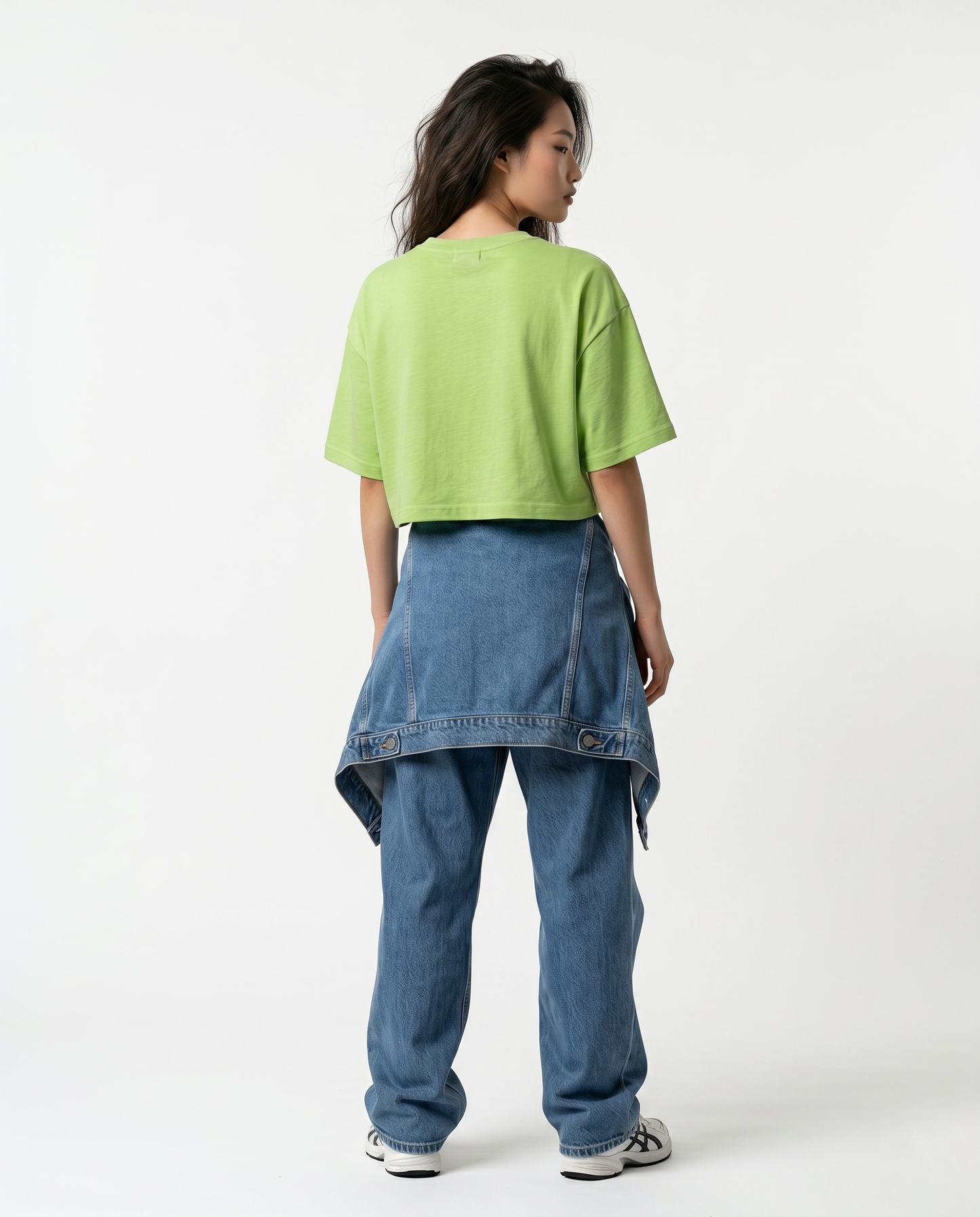 GRPHX Do Not Disturb crop top back view – minimal statement