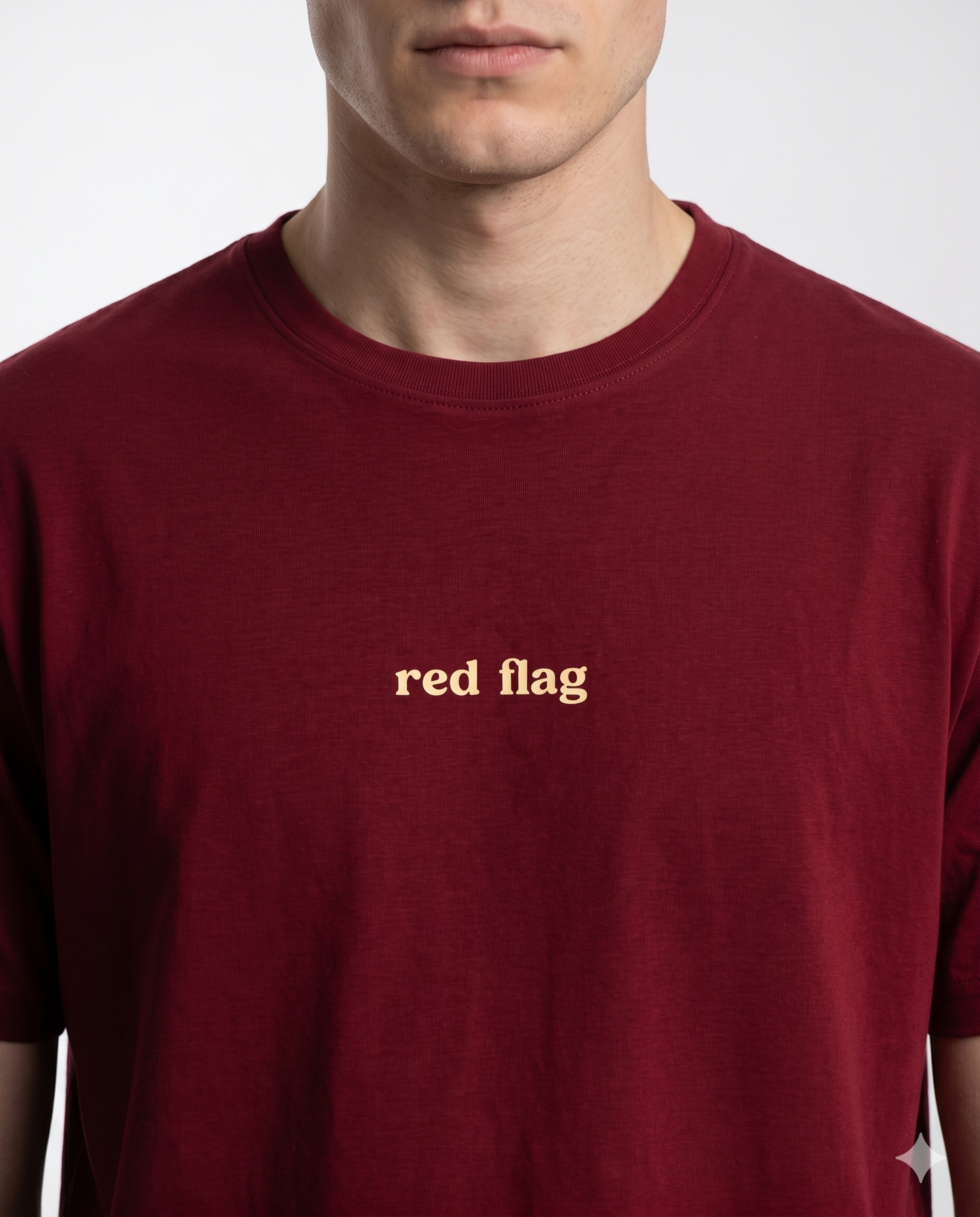 GRPHX Red Flag minimal graphic cotton t-shirt India streetwear