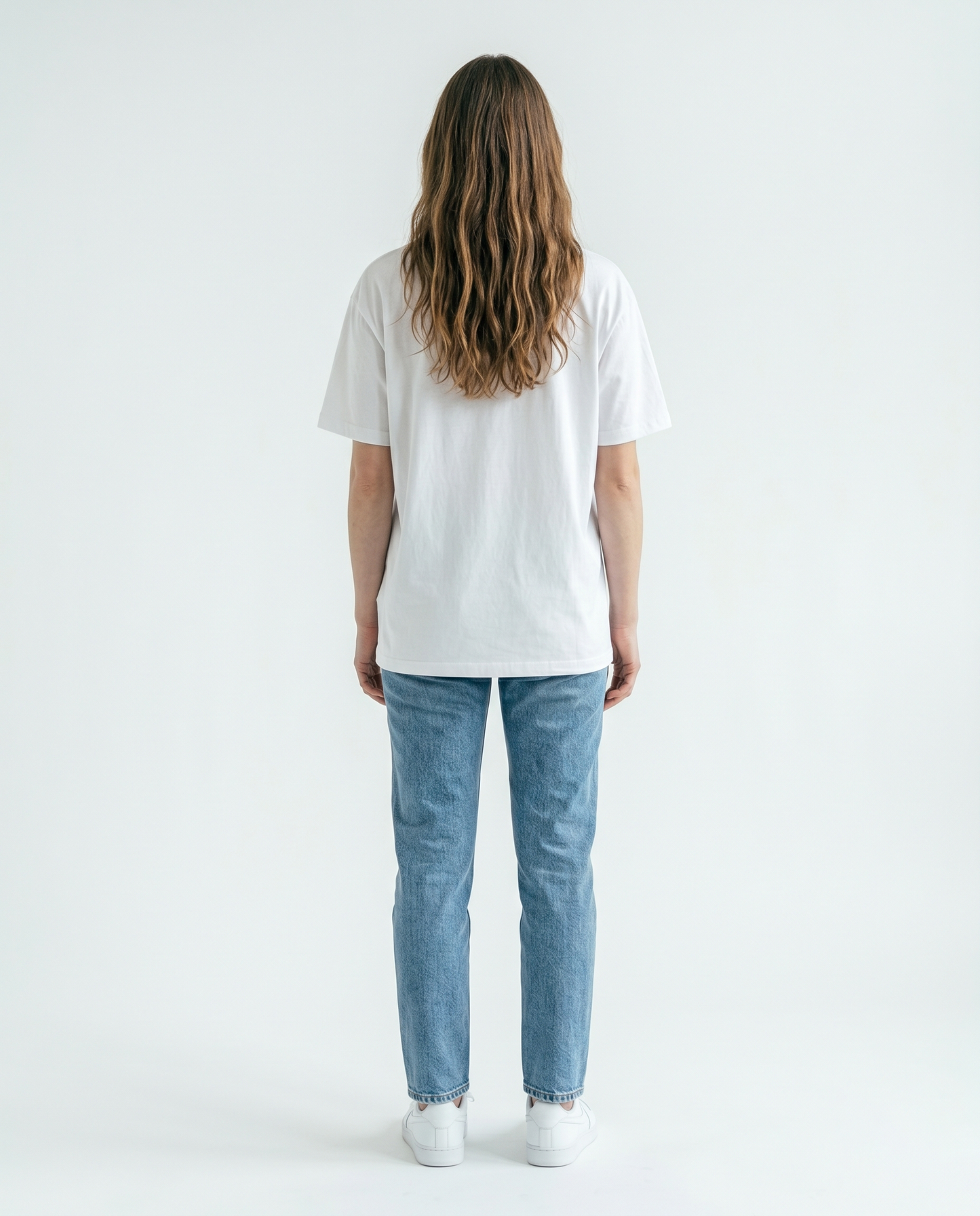 GRPHX Premium Heavyweight oversized tee back view – India streetwear