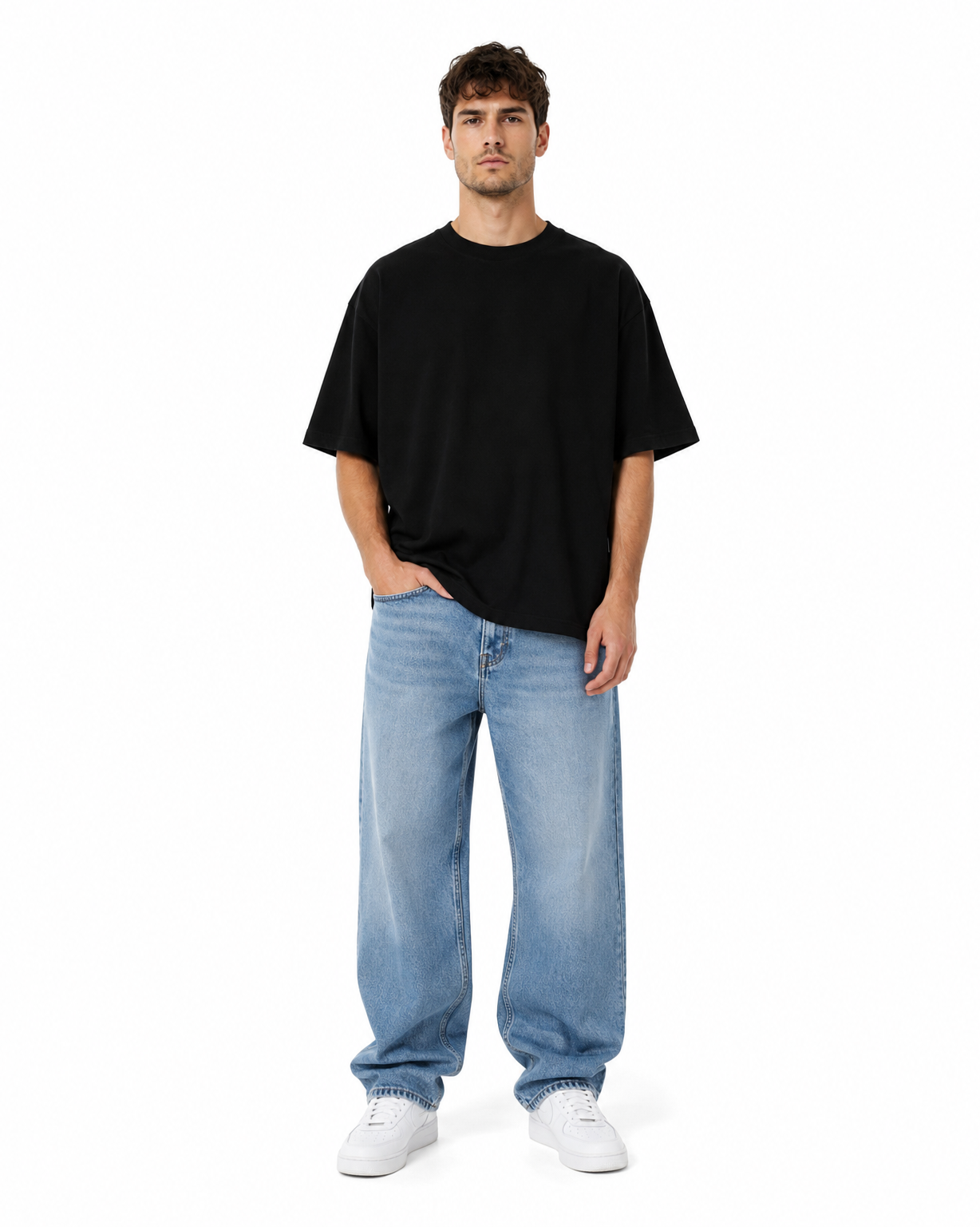 Don't Be Racist. Hate Everyone Equally. – Oversized Graphic T-Shirt | Premium Heavyweight Cotton (Unisex)
