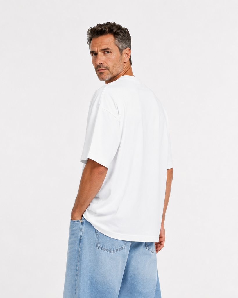 I'm Not 40. I'm Twenty Twenty. – Oversized Graphic T-Shirt | Premium Heavyweight Cotton (Unisex)