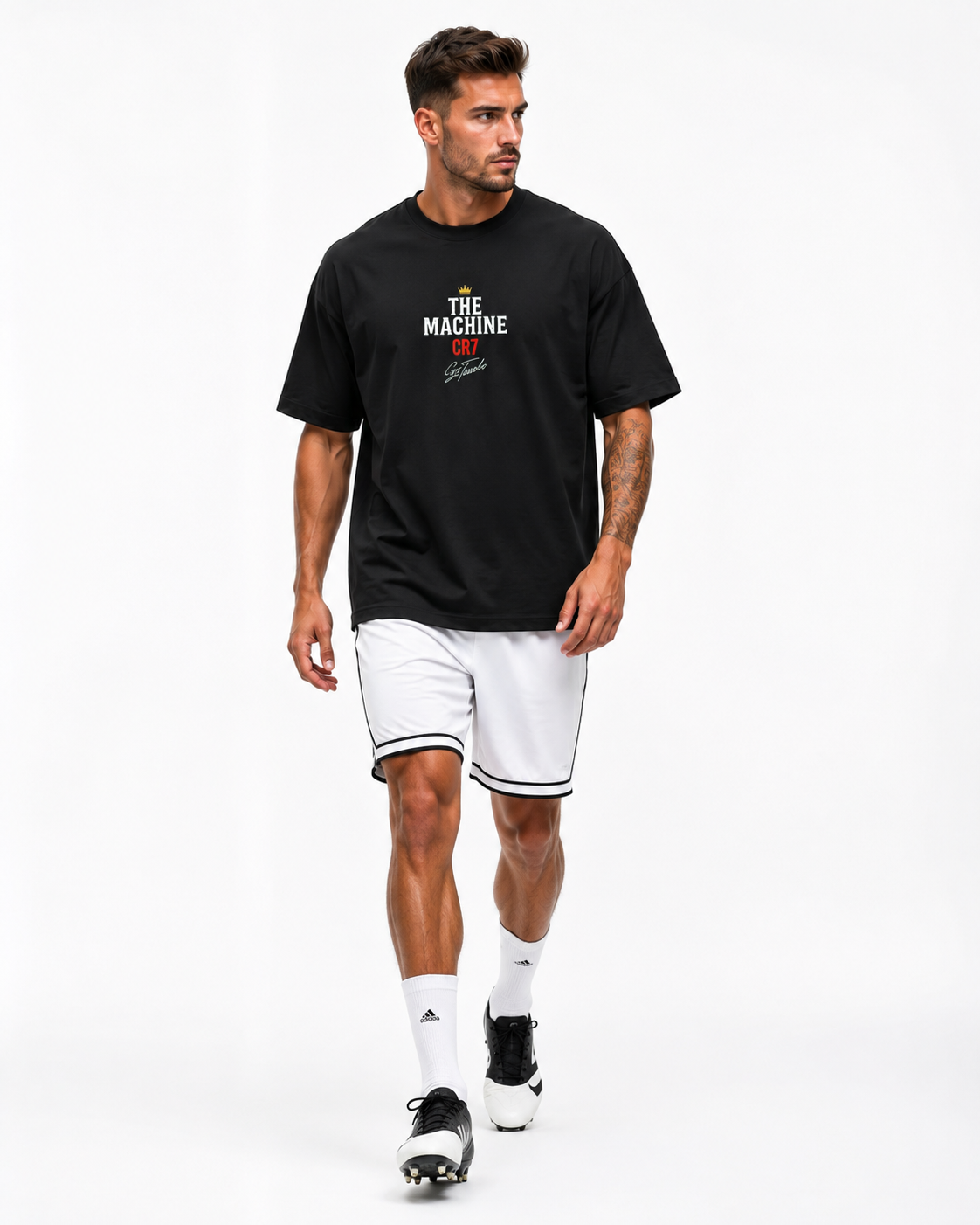 THE MACHINE "CR7" Heavyweight Oversized Tee
