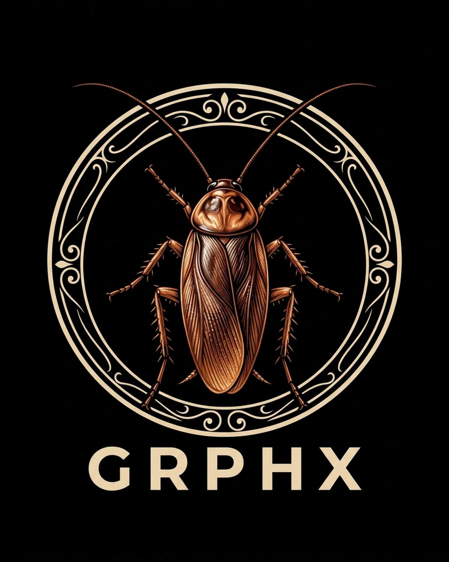 GRPHX Graphic Boxy T-Shirt – "Dancing with Chaos" Edition