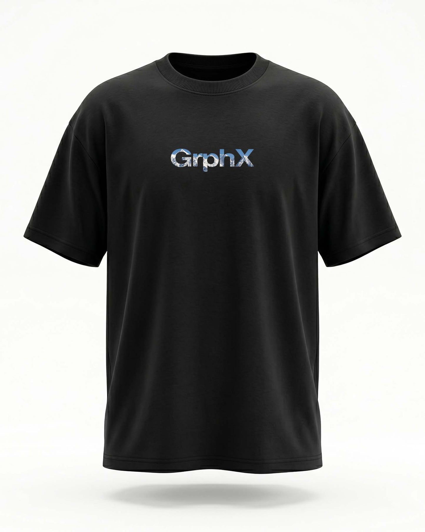 GRPHX Mountain Mode graphic tee flat lay front