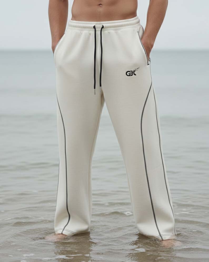 GRPHX White Oversized Cotton Lower premium streetwear India