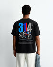 GRPHX BMW M1000RR superbike graphic t-shirt back view