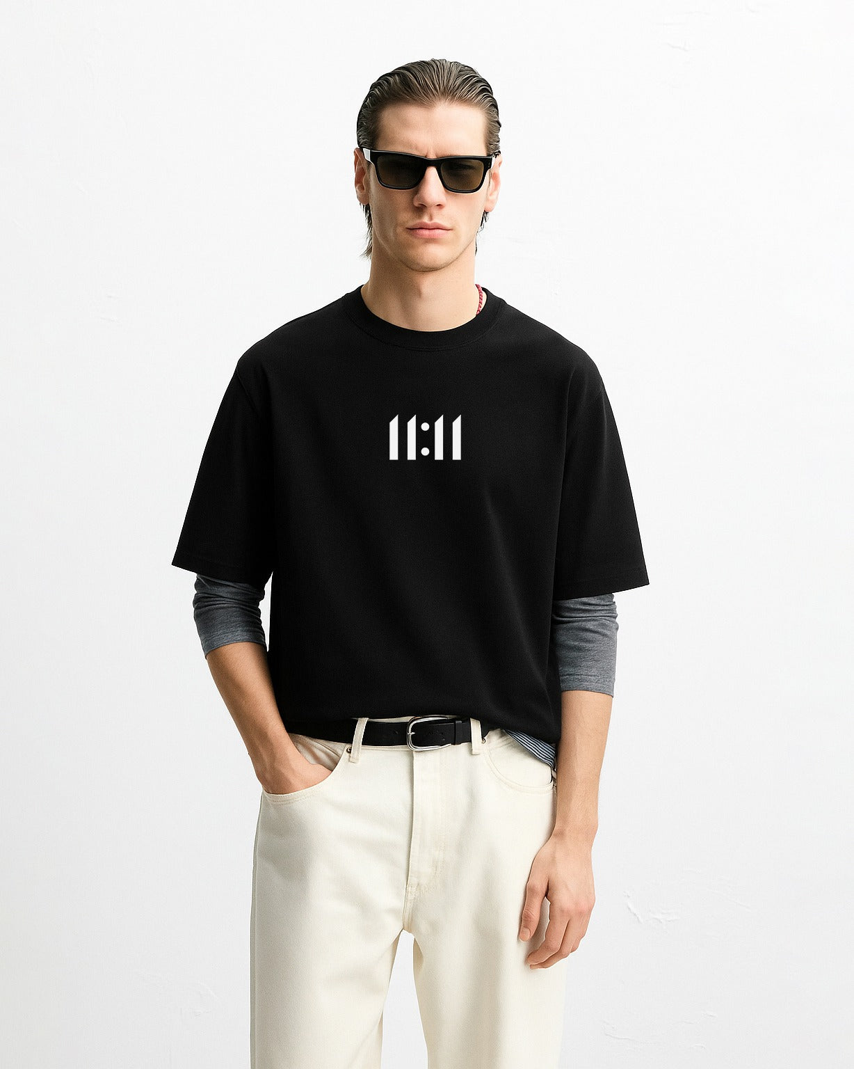 GRPHX 11:11 Inner Bloom oversized cotton tee India premium streetwear