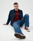 GRPHX Red Flag minimal graphic slim fit t-shirt front view