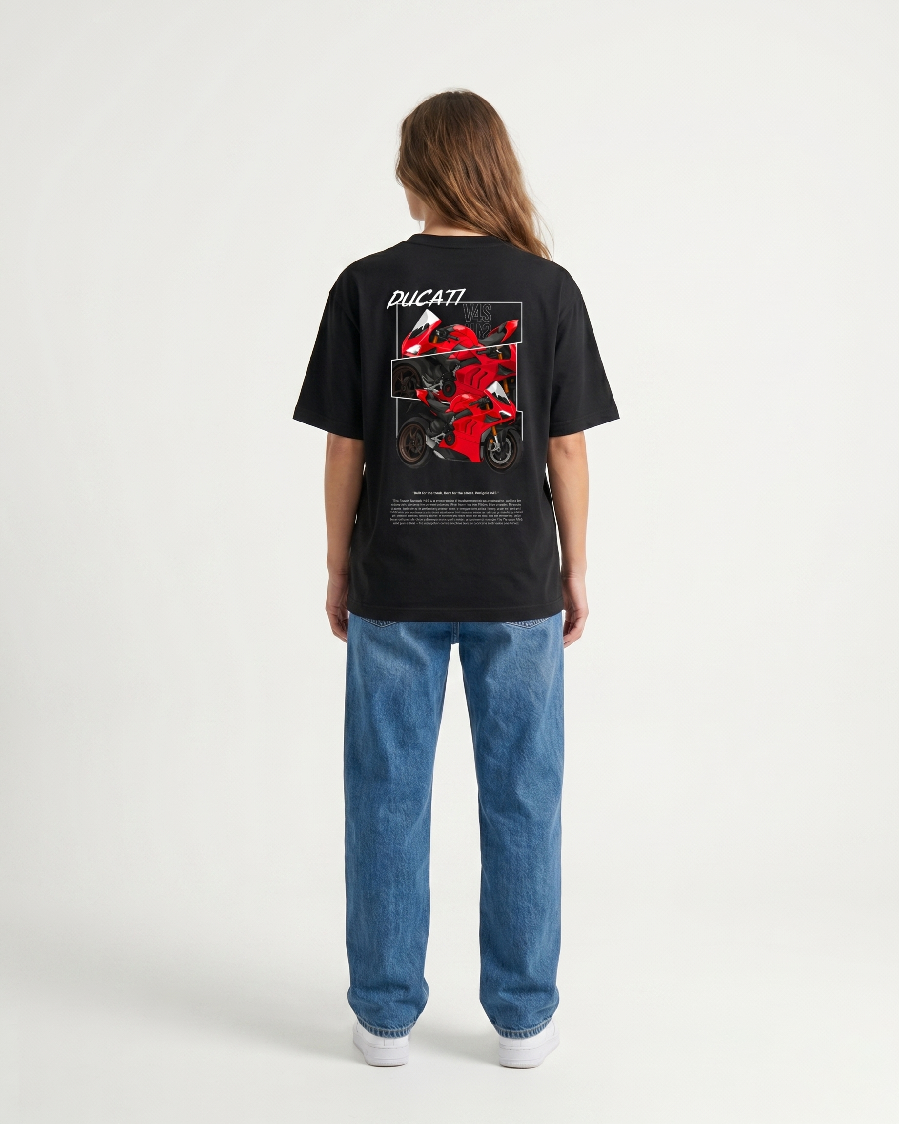 GRPHX Ducati V4S graphic tee variant – back 