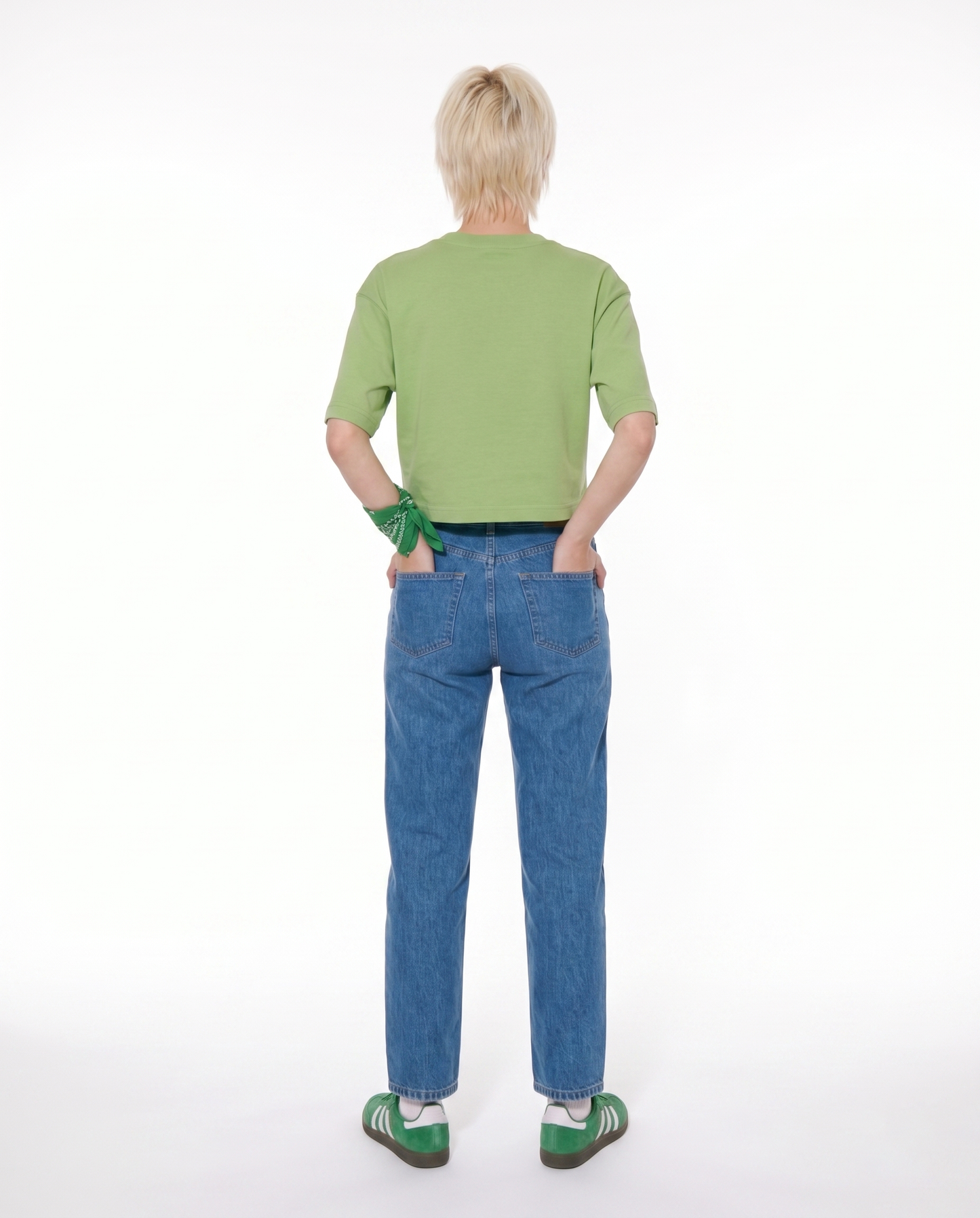 GRPHX Not My Problem crop top back view – attitude statement