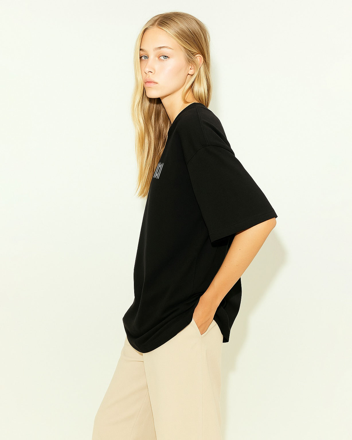 GRPHX 11:11 Inner Bloom oversized cotton tee India premium streetwear side view