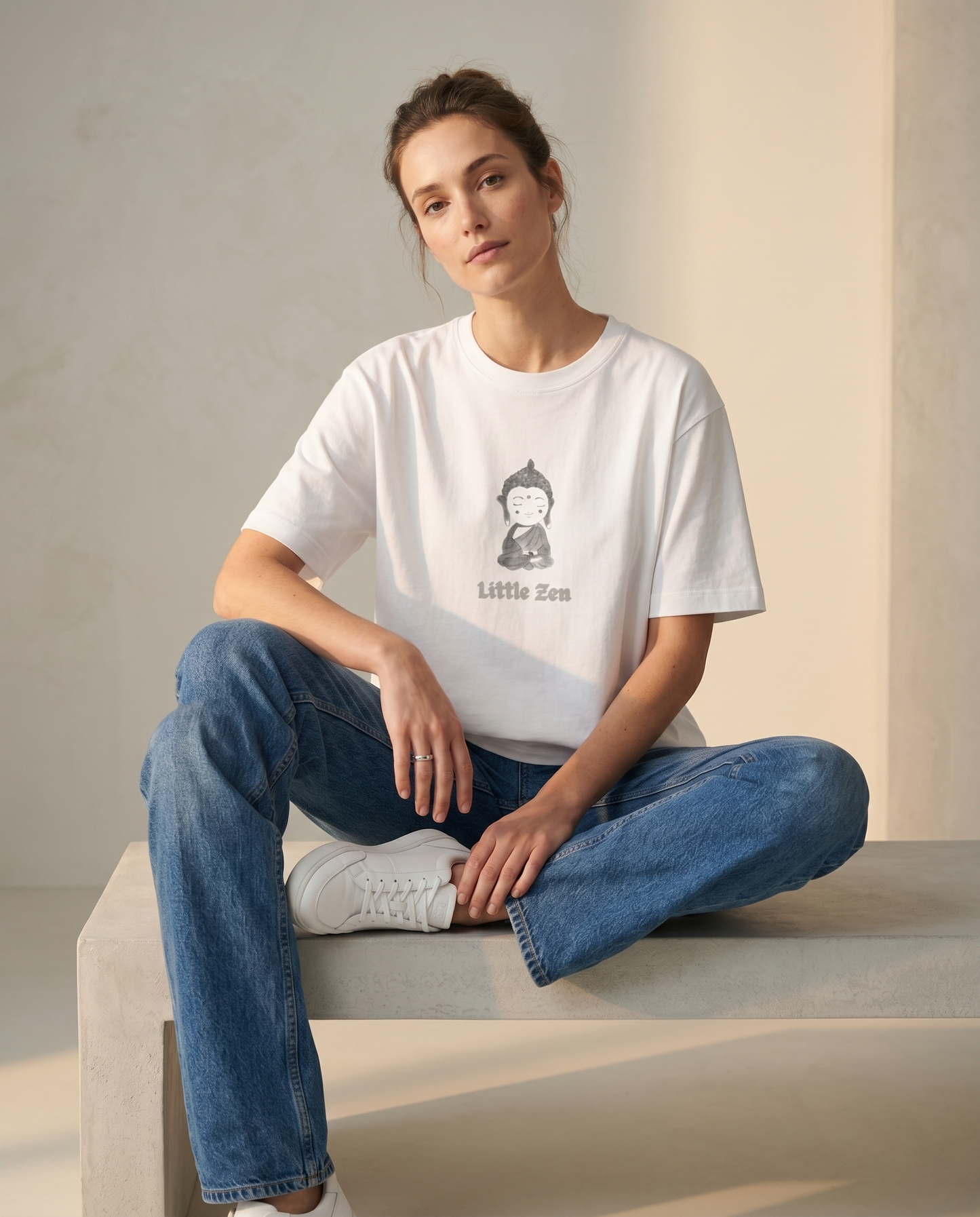 GRPHX Little Zen oversized cotton t-shirt India premium streetwear