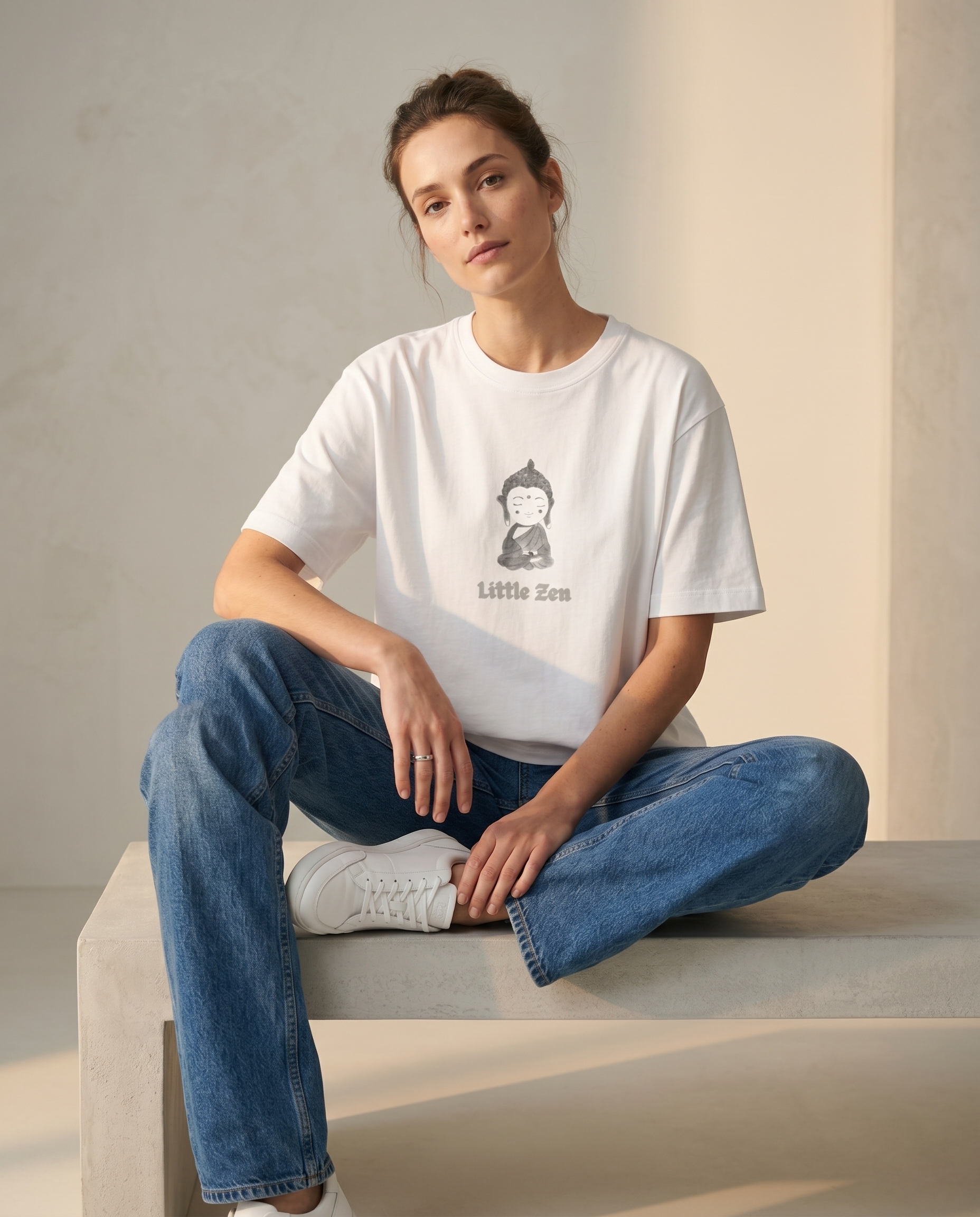 GRPHX Little Zen oversized cotton t-shirt India premium streetwear