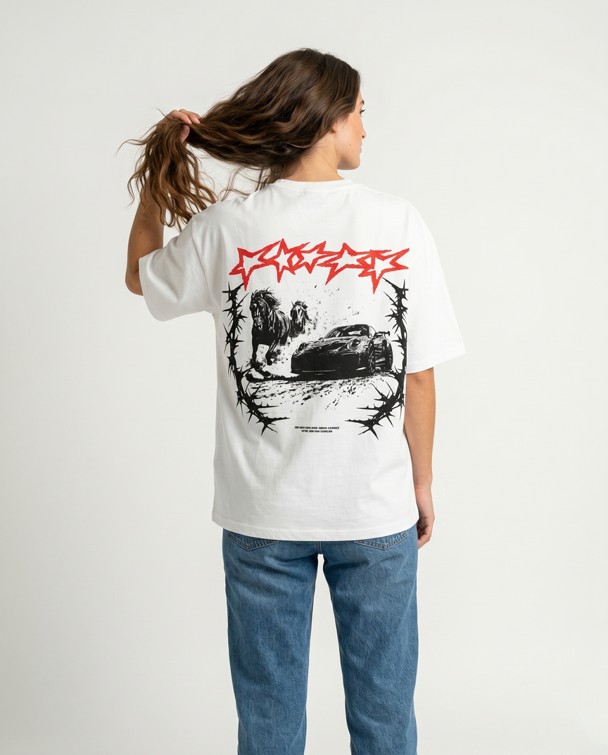 The Nitro Racing Tee – 240 GSM Premium Cotton