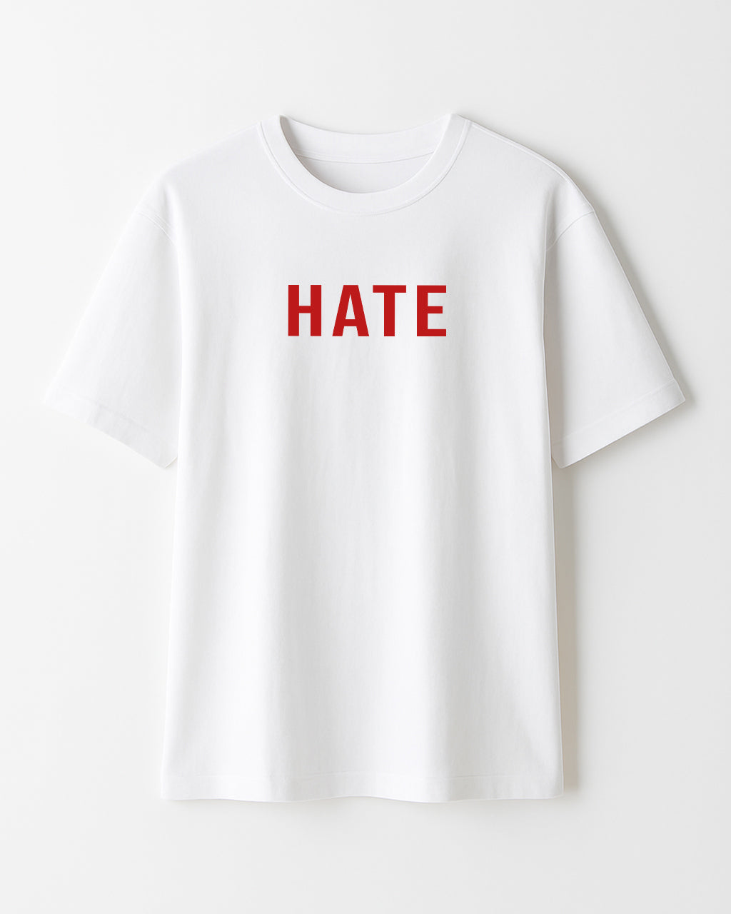 GRPHX Stand Against Hate graphic oversized t-shirt product front view