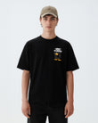 GRPHX What The Duck Allergic to Idiots graphic oversized t-shirt front view