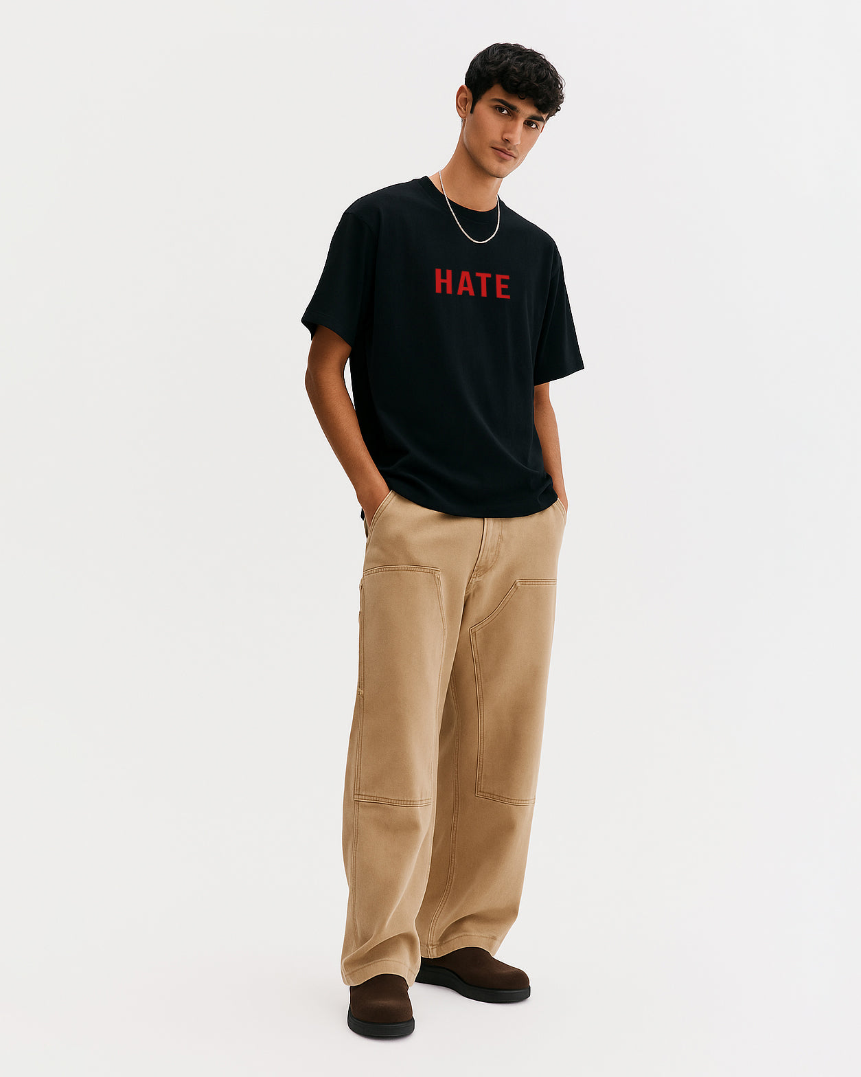 GRPHX Stand Against Hate oversized cotton graphic tee India