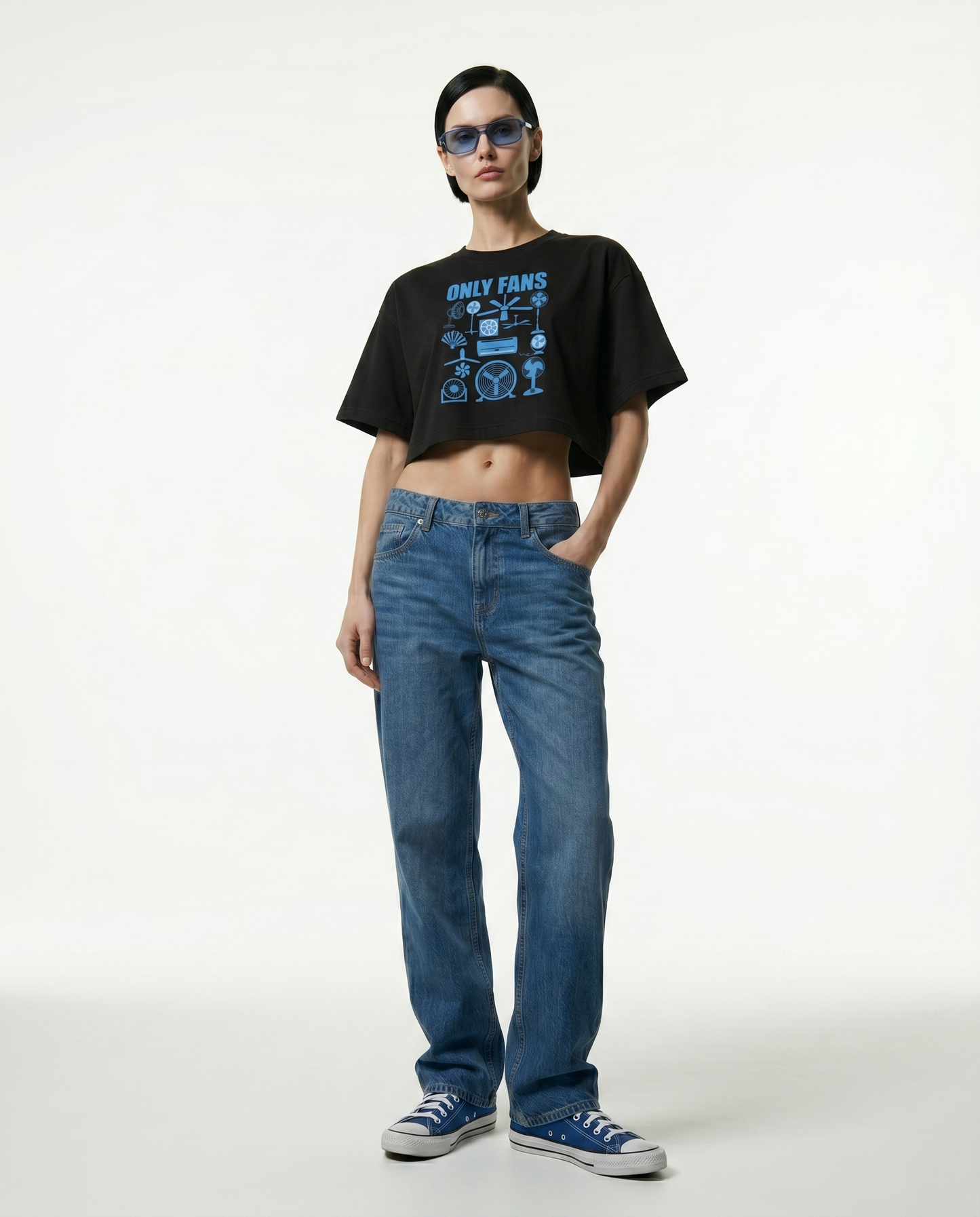 GRPHX Only Fans funny graphic oversized crop top 