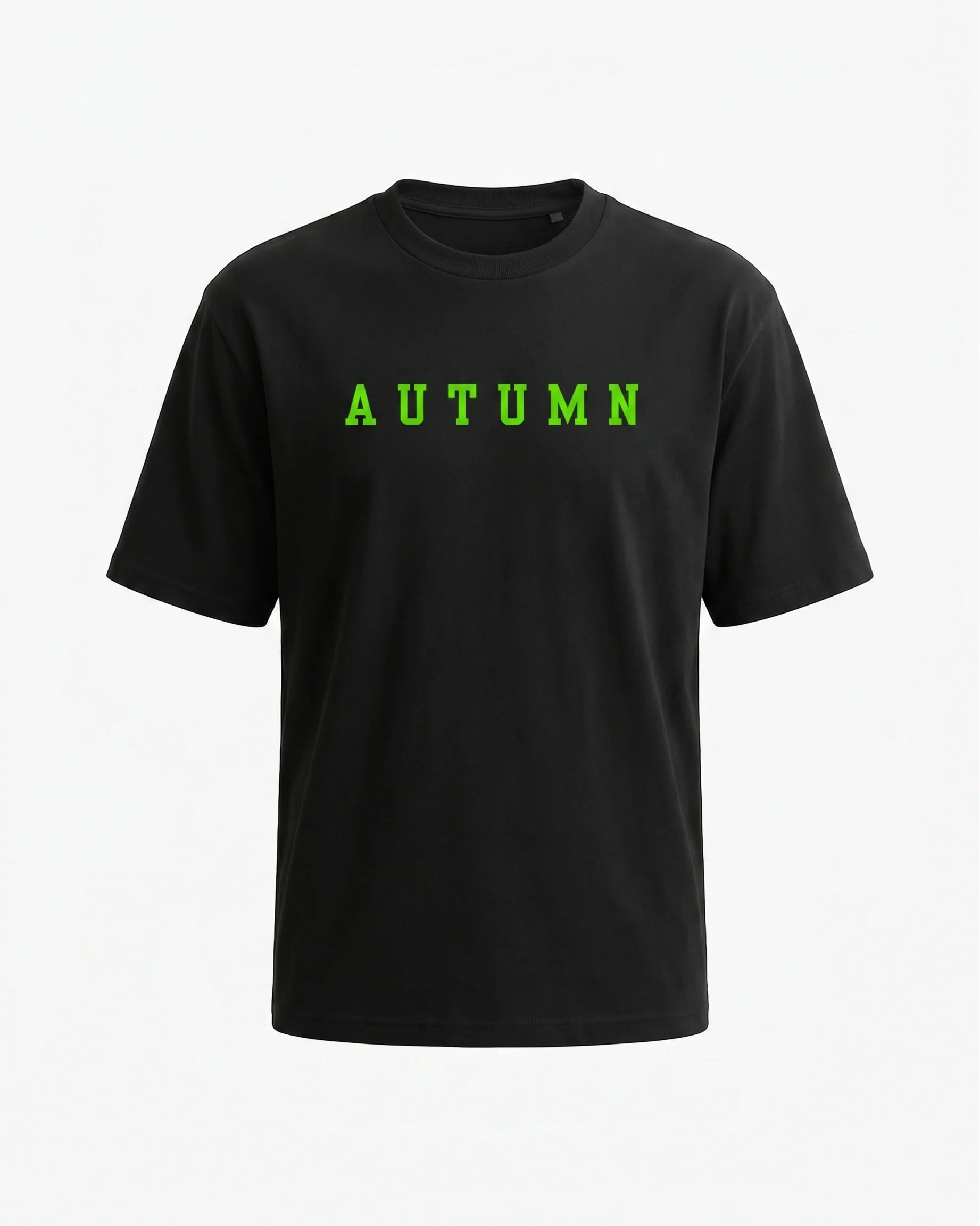GRPHX Whispers of Autumn tee product front view – autumn botanical print