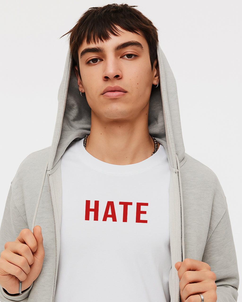 GRPHX Stand Against Hate oversized cotton graphic tee India