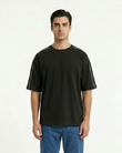 GRPHX Signature Heavyweight Terry Tee front view – premium streetwear India