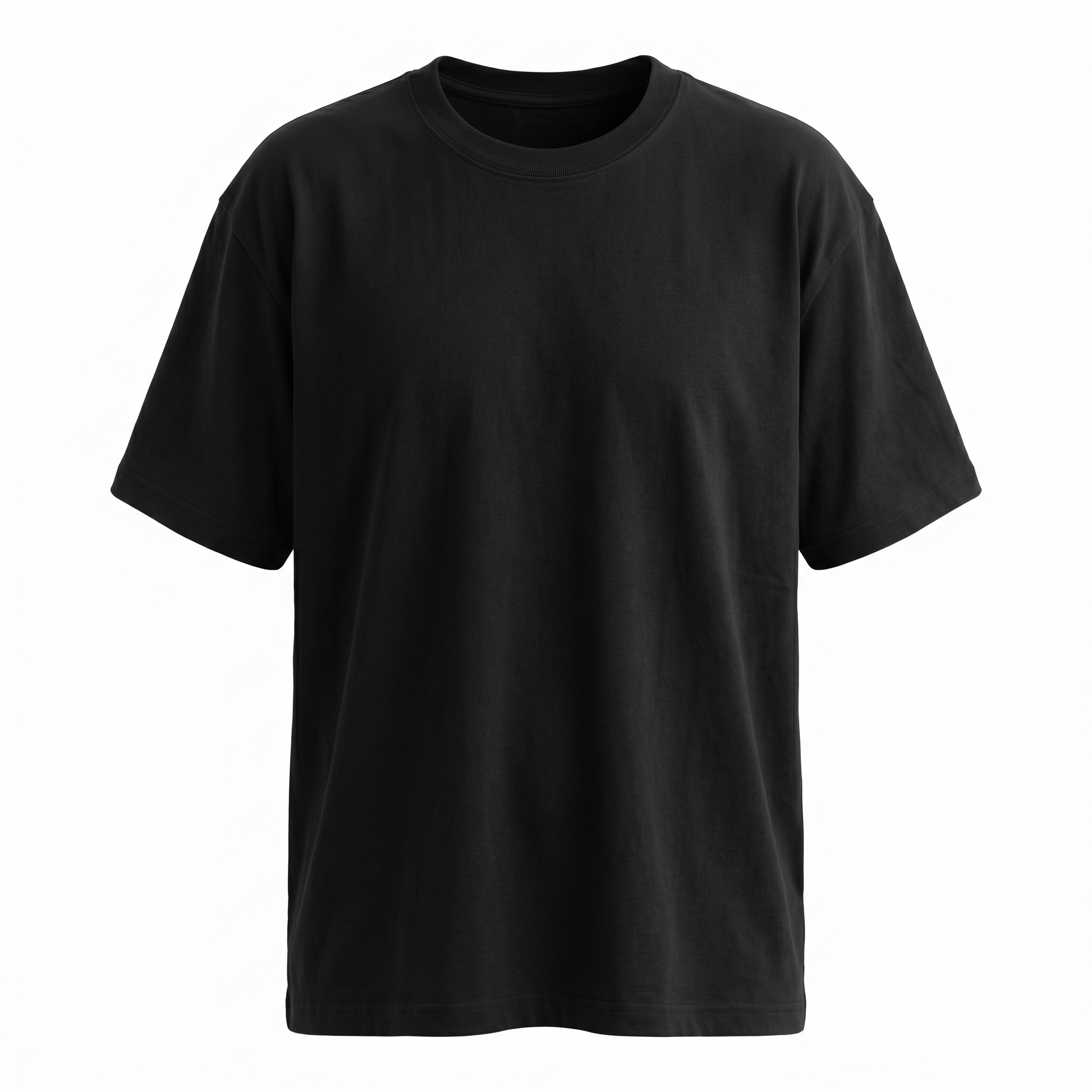 GRPHX Premium Heavyweight Oversized tee detail close-up – front