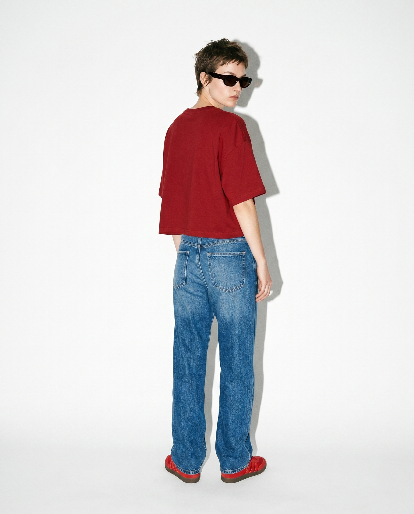 GRPHX Oops crop top back view