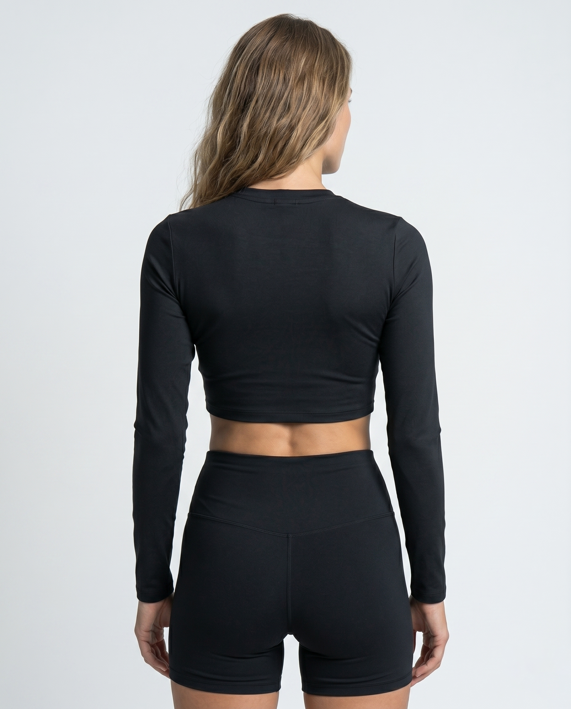 GRPHX Core Compression Long Sleeve Top back view – performance activewear