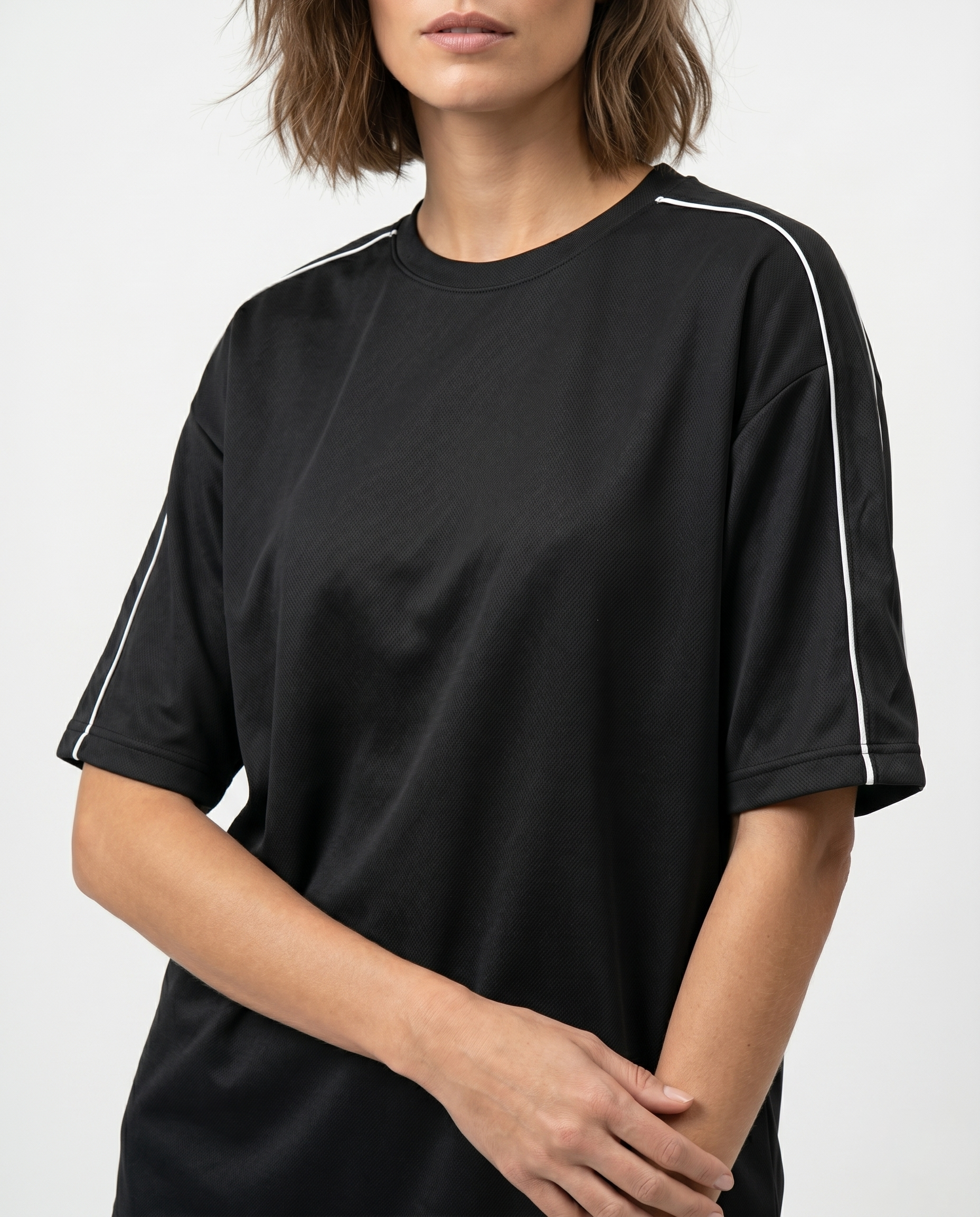 GRPHX Signature Terry Tee texture close-up – premium terry fabric