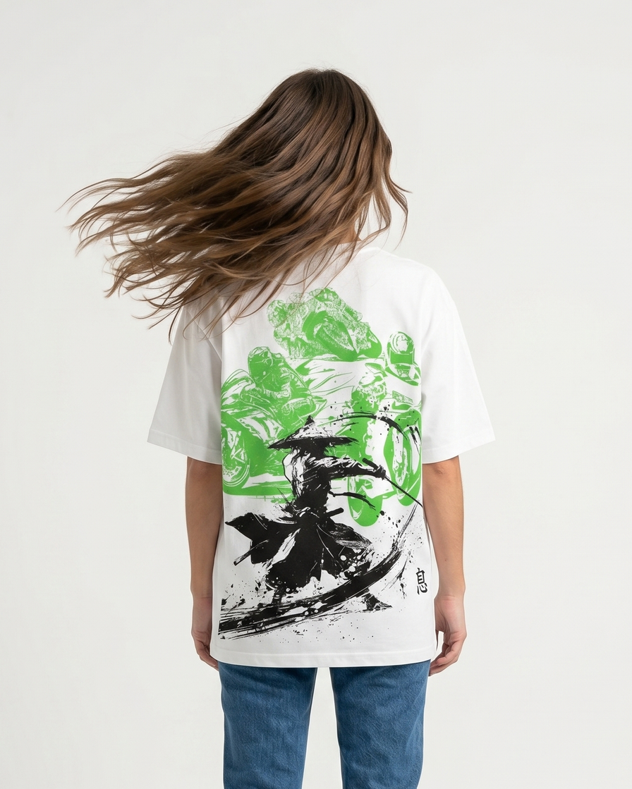 Signature Series Heavyweight “Moto-Samurai” Oversized Tee