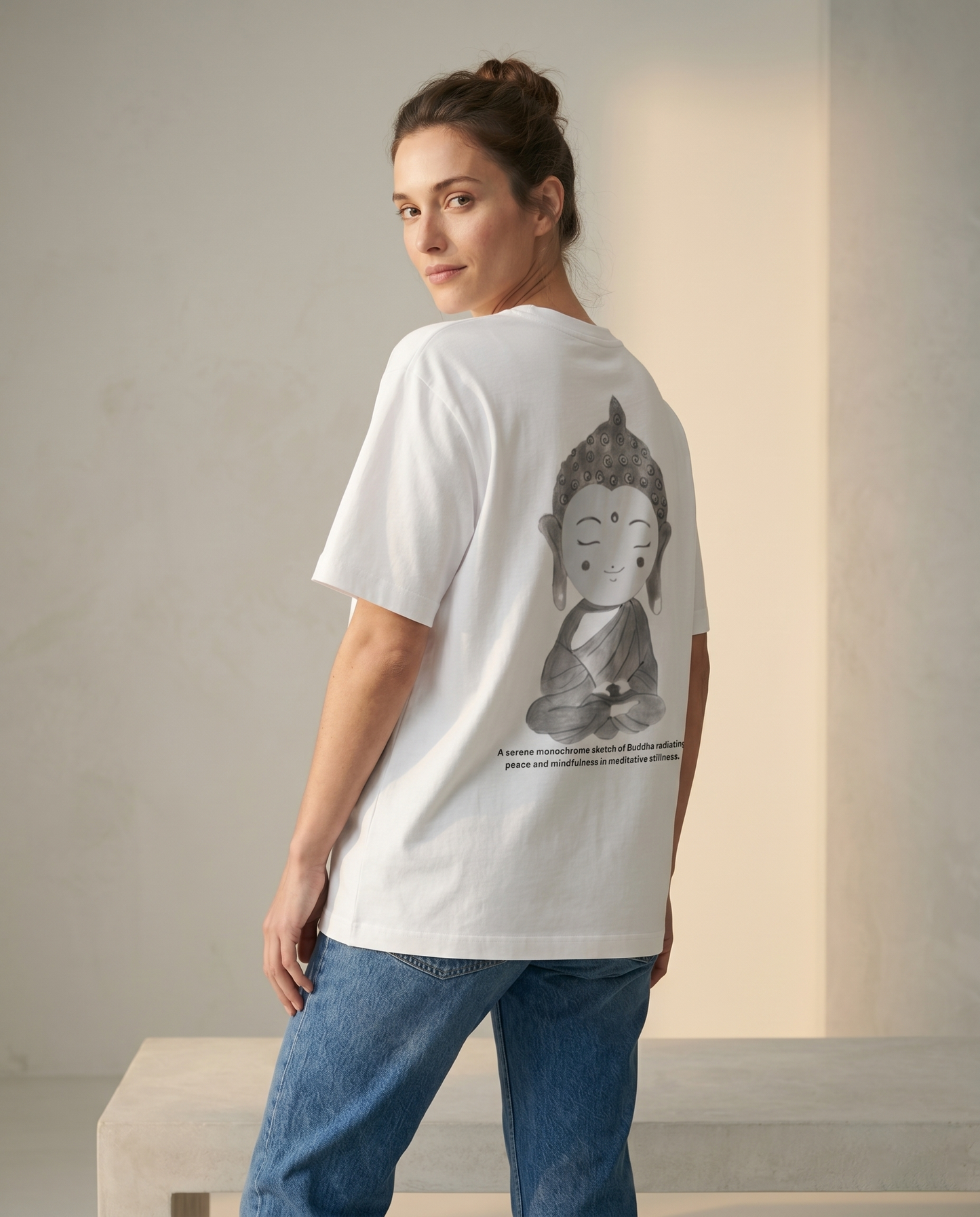 GRPHX Little Zen oversized cotton t-shirt India premium streetwear