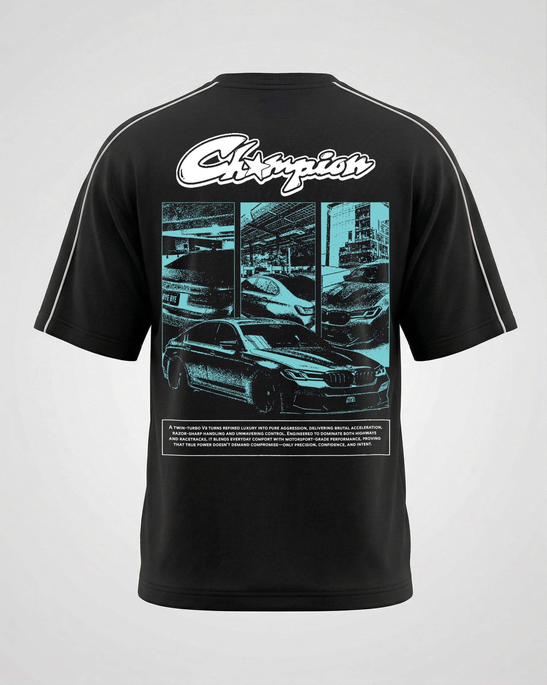 GRPHX “Champion” Graphic Oversized T-Shirt – Premium Cotton Streetwear