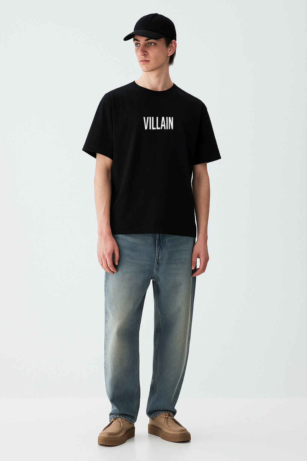 GRPHX Not the Hero Villain Edition oversized cotton tee India streetwear