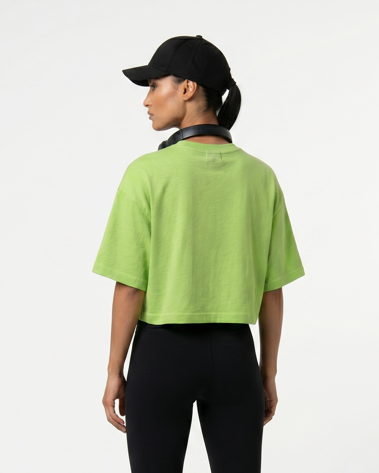 GRPHX Muscles Mascara crop top back view
