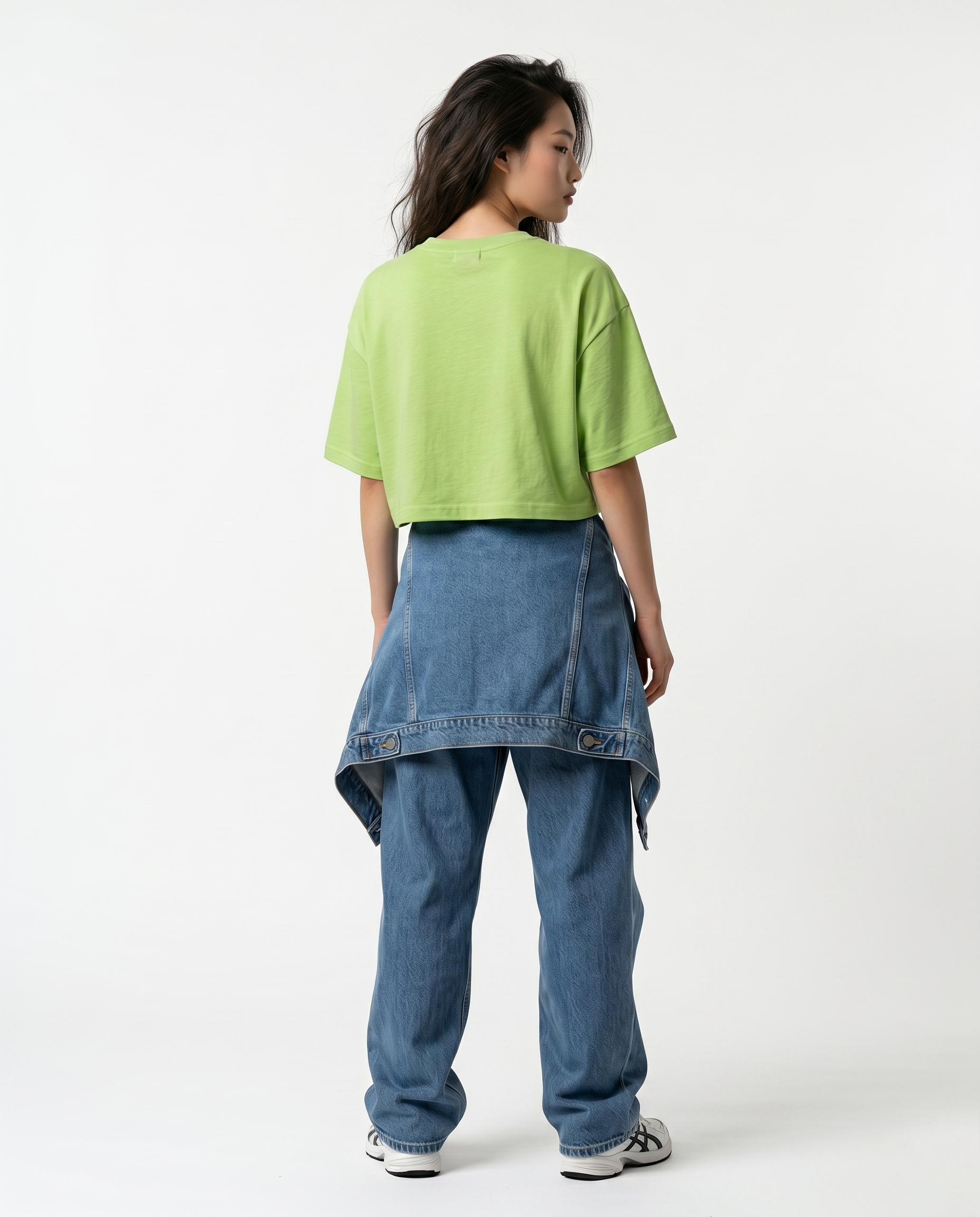 GRPHX Do Not Disturb crop top back view – minimal statement