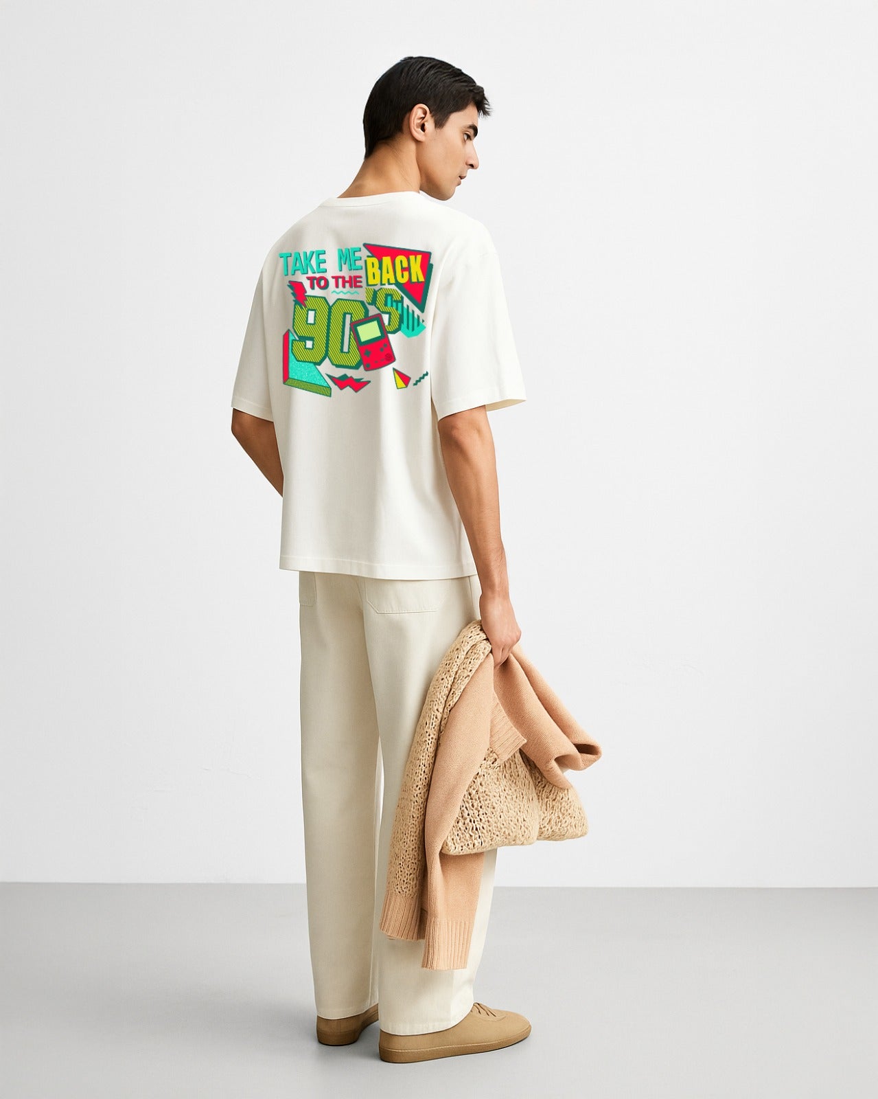 GRPHX 90's Kid tee back view – nostalgia graphic print
