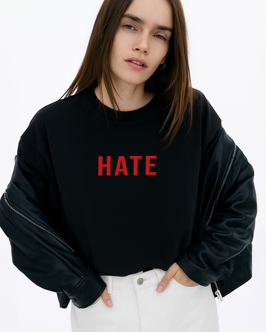 GRPHX Stand Against Hate oversized cotton graphic tee India
