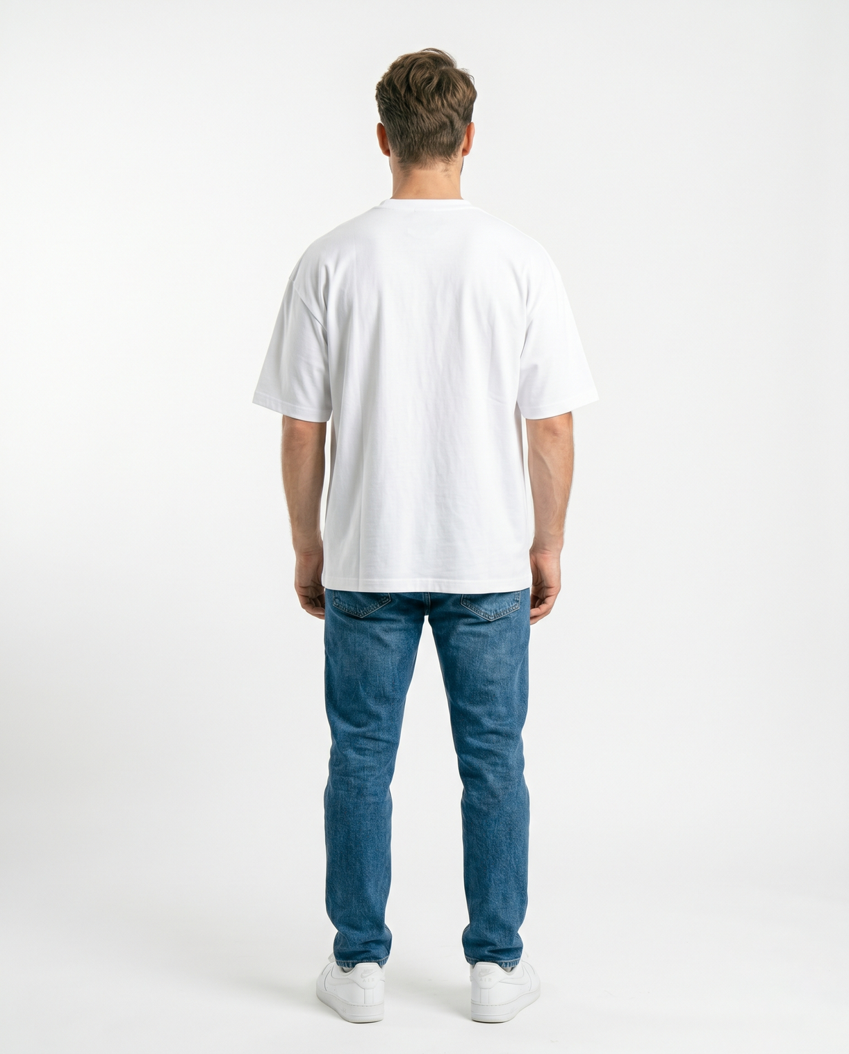 Premium Heavyweight Oversized Cotton T-Shirt - White